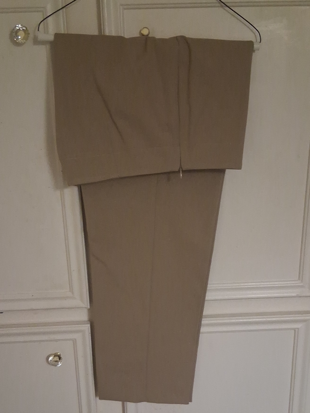 Talbots Women's Khaki Straight-Leg Dress Pants-Size 14×29